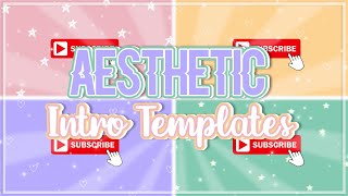 6 Free Simple Aesthetic Intros  No Text Templates  Download Link [upl. by Romonda]