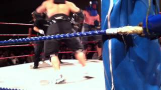 Grand Master Vince Palumbo vs Guro John Moore Stick Fighting Demo Round 1 [upl. by Merla]