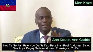 JOJO TE PALE NOU SE TRANZISYON KI METE NOU NAN PWOBLÈM SA YO  ANN TANDE POU W KA KONPRANN menkoze [upl. by Kaden252]