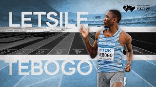 Meet Letsile Tebogo world U20 100m recordholder  World Athletics U20 Championships Cali 2022 [upl. by Shana]