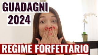 REGIME FORFETTARIO 2024 tasse partita iva con esempi [upl. by Eniamret]