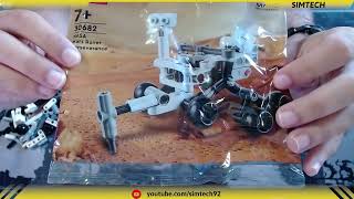 Lego Technic 30682  NASA Mars Rover Perseverance 83 pieces  Time lapse [upl. by Sudoeht]