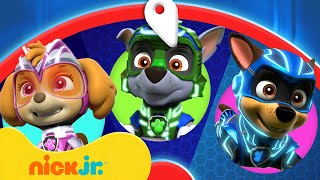 PAW Patrol Mighty Pups Spin the Wheel w Rocky Chase amp Skye  Games For Kids  Nick Jr [upl. by Aneles598]