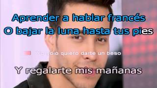 Prince Royce Darte Un Beso Karaoke [upl. by Jens]