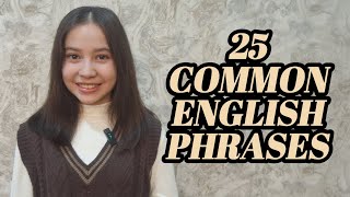 25 COMMON ENGLISH PHRASES that everyone should know robiyaslanguagespot [upl. by Kcorb]