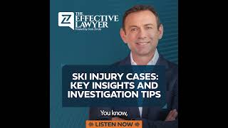 Ski Injury Cases Key Insights and Investigation Tips lawpodcast skiinjury [upl. by Emirak]