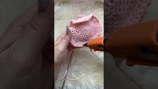 Jumbo version of Lingzhi Handmade’s crochet rose 🥰🌹 crochet [upl. by Lars]