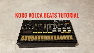 Korg Volca Beats Tutorial [upl. by Sergu614]