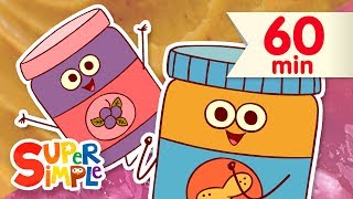 Peanut Butter amp Jelly   More Kids Songs  Super Simple Songs [upl. by Sello861]