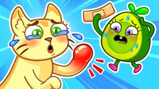 Oh No 😭 Kitty Got a Boo Boo 😱 Check Up for Kitten  Funny Stories for Kids by Pit amp Penny 🥑 [upl. by Oidacra79]