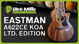 Dirk Witte Demo  Eastman AC622CE KOA Limited Edition Grand Auditorium Acoustic Guitar [upl. by Irby644]