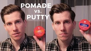 Pomade vs Putty Whats the difference [upl. by Irianat270]