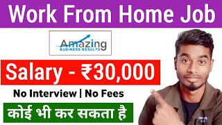 Best Work From Home Jobs 2024  Salary 30K 😍 Online Jobs  Remote Jobs  Latest Jobs For Freshers [upl. by Hnim]