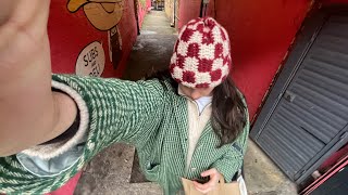 Quick amp Easy checkered crochet beanie tutorial [upl. by Ayyidas]