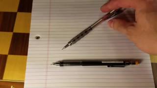 Pentel Graphlet Mechanical Pencil Review [upl. by Ameluz]