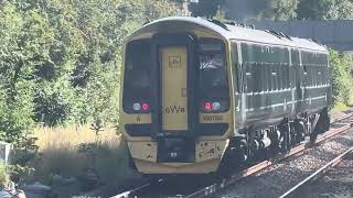 Class 158 and former Avanti West Coast 221 at Worle [upl. by Sordnaxela981]