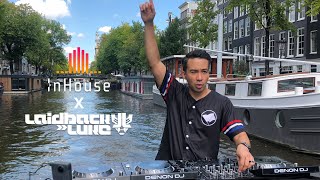 Laidback Luke  Live DJ Set InHouse 2020  Canals of Amsterdam [upl. by Yenrab]