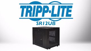 Tripp Lite 12U Extra Depth Rack Enclosure Cabinet SR12UB [upl. by Farant]