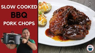 CrockPot BBQ Pork Chops  An Easy Toss and Go Recipe  A Simple Tweak [upl. by Gilly]