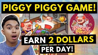 PIGGY PIGGY TELEGRAM GAME l NEWEST TAP TO EARN AND FREE TO PLAY MINI GAME l TAP TO EARN 2024 [upl. by Alet]