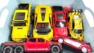 Box Full Of Model Car Porsche Nissan Tesla Maserati Peugeot Volvo Renault Subaru Lexus Kia [upl. by Curhan870]