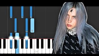 Billie Eilish  goodbye Piano Tutorial [upl. by Apostles]