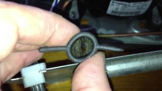 Fixing a Clogged Defrost Drain Check Valve in a Whirlpoolbuilt BottomMount Refrigerator [upl. by Aihsakal]