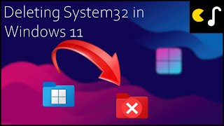 Deleting System32 in Windows 11 [upl. by Drusus]