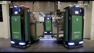 AMATE mobile robot improves internal processes at Schaeffler Germany  5min [upl. by Bittner]