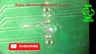 Nokia 105 TA 1034 white screen problem solution [upl. by Paulsen]