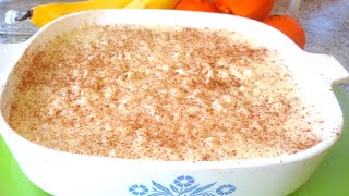 CREAMY CREAMED RICE PUDDING RECIPE  Gregs Kitchen [upl. by Ahsito341]