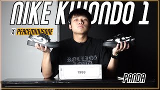 REVIEW NIKE KWONDO 1 X PEACEMINUSONE quotPANDAquot รองเท้าออกใหม่แต่มีการ RESTOCK ในเวลาไม่ถึง 1 เดือน [upl. by Hanan]