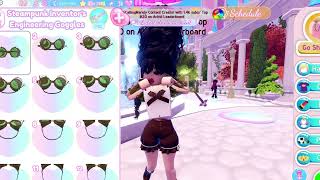 Buying and showing the new steampunk set and Candy Bag in the new halloween update in Royale High [upl. by Perrin600]