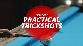 Billiard Tutorial Practical Trick Shots [upl. by Okiek]