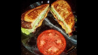 Smoked Gouda Encrusted Mortadella Sandwich [upl. by Irmo]