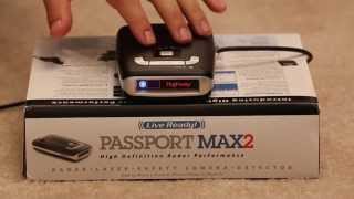 Escort Passport Max2 Radar Detector Review [upl. by Elleinnad]