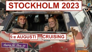 Stockholm Cruising 2023 Sveavägen Augusti [upl. by Gowon]