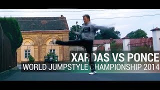 WORLD JUMPSTYLE CHAMPIONSHIP 2014  116  VisionXardas vs poNce  jumpstylersru [upl. by Aielam]