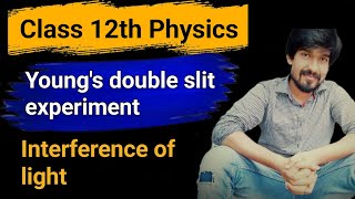 Class 12 physics chapter wave optics Youngs double slit experiment interference by Rajeev Pandey [upl. by Yrro143]