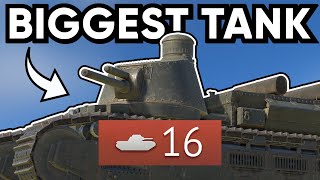 The Largest Tank In War Thunder [upl. by Ayotyal]