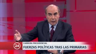 Roberto Méndez analiza resultados de las Primarias 2017 y encuesta Adimark  24 Horas TVN Chile [upl. by Burdett]