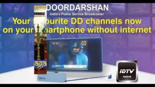 DVB T2 Dongle se Internet ke bina mobile me free tv kaise dekhe [upl. by Cly]