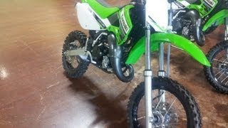 NEW 2012 kawasaki KX65 Pit Bike Walk AroundReview [upl. by Eitirahc]