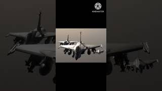 Indian rafale vs pak f 16 fighter jet airforce  viral [upl. by Nalla7]