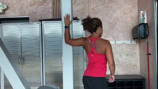 90 Degree Doorway Pec Pectoralis major amp minor Static Stretch Demo [upl. by Ytram]