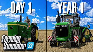 Can YOU become a MILLIONAIRE in a YEAR in Farming Simulator 22 [upl. by Kulda]