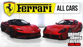 All Ferrari Cars in GTA 5 Online 2024 indepth guide [upl. by Inavoj]