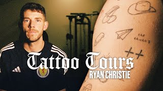 Ryan Christie Breaks Down his Tattoo Collection  Tattoo Tours  Scotland National Team [upl. by Knorring]