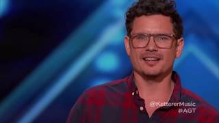 Michael Ketterer  Father of 6 Sings To Love Somebody  Amazing Golden Buzzer Audition [upl. by Kamila177]