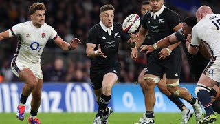 All Blacks talk lategame adjustments after clutch England win [upl. by Yecam]